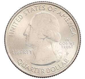 1/4 доллара (25 центов) 2012 года P США «Национальные парки — №13 Национальный парк Акадия» — Фото №2