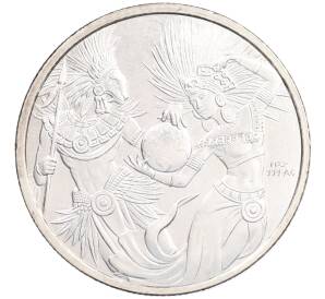 1 унция 2022 года США «Боги Ацтеков — Инь и Ян (Хунаб Ку)» — Фото №1