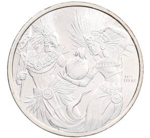 1 унция 2022 года США «Боги Ацтеков — Инь и Ян (Хунаб Ку)» — Фото №1