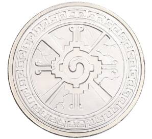 1 унция 2022 года США «Боги Ацтеков — Инь и Ян (Хунаб Ку)» — Фото №2