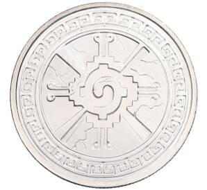 1 унция 2022 года США «Боги Ацтеков — Инь и Ян (Хунаб Ку)» — Фото №2