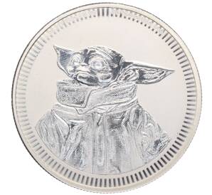 2 доллара 2023 года Ниуэ «Звездные войны — Грогу» — Фото №1