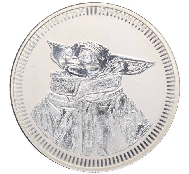 Монета 2 доллара 2023 года Ниуэ «Звездные войны — Грогу» (Артикул: K10-4128) — Фото №1