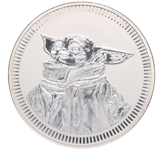 Монета 2 доллара 2023 года Ниуэ «Звездные войны — Грогу» (Артикул: K10-4130) — Фото №1