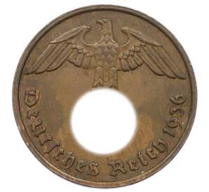 2 рейхспфеннига 1936 года D Германия — Фото №1