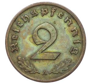 2 рейхспфеннига 1936 года A Германия — Фото №2