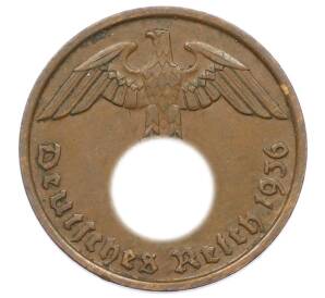 2 рейхспфеннига 1936 года D Германия — Фото №1
