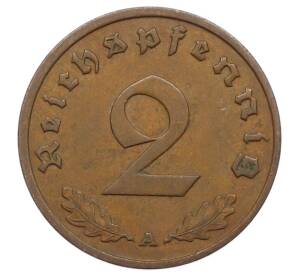 2 рейхспфеннига 1936 года A Германия — Фото №2