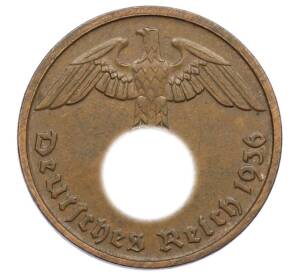 2 рейхспфеннига 1936 года D Германия — Фото №1