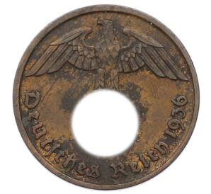 2 рейхспфеннига 1936 года D Германия — Фото №1