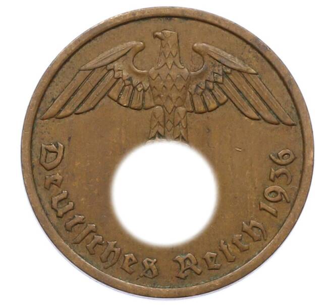 Монета 2 рейхспфеннига 1936 года A Германия (Артикул: K10-4178) — Фото №1