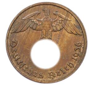2 рейхспфеннига 1936 года D Германия — Фото №1