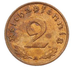 2 рейхспфеннига 1936 года A Германия — Фото №2