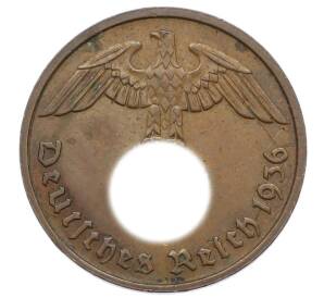 2 рейхспфеннига 1936 года D Германия — Фото №1