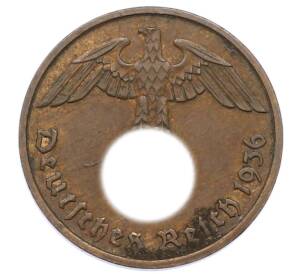2 рейхспфеннига 1936 года D Германия — Фото №1