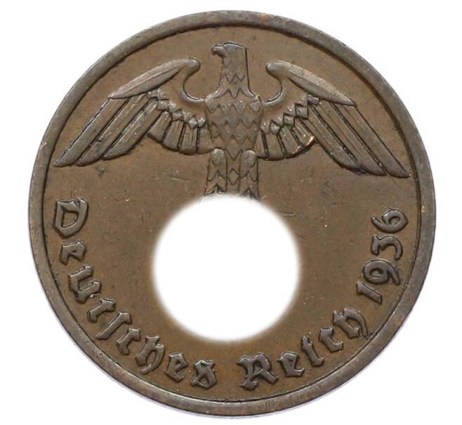 Монета 2 рейхспфеннига 1936 года A Германия (Артикул: K10-4187) — Фото №1