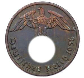 2 рейхспфеннига 1936 года D Германия — Фото №1