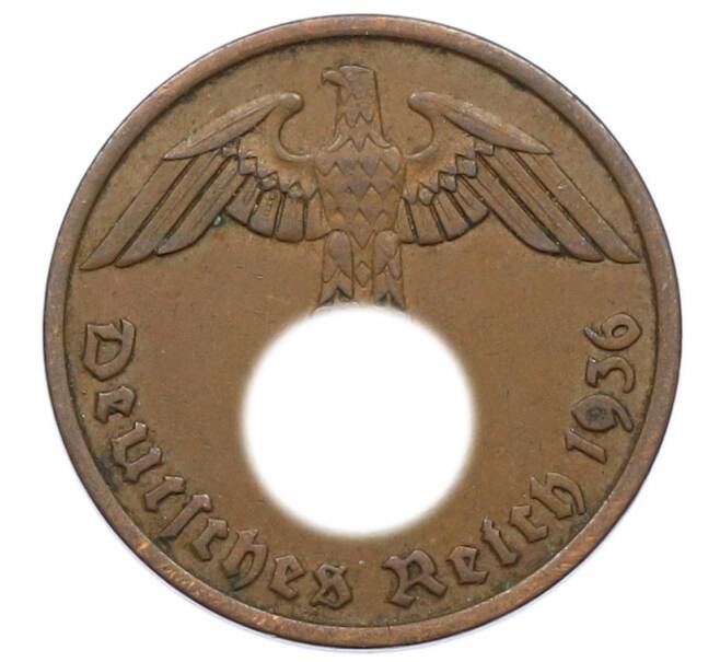 Монета 2 рейхспфеннига 1936 года A Германия (Артикул: K10-4191) — Фото №1