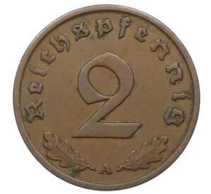 2 рейхспфеннига 1936 года A Германия — Фото №2