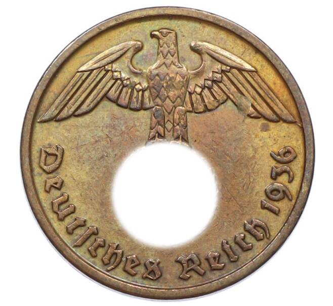 Монета 2 рейхспфеннига 1936 года A Германия (Артикул: K10-4192) — Фото №1