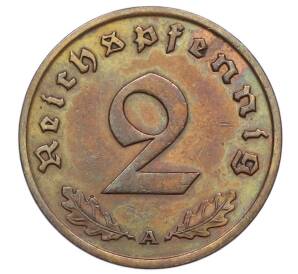 2 рейхспфеннига 1936 года A Германия — Фото №2