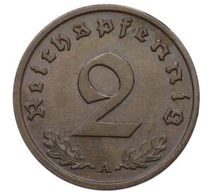 2 рейхспфеннига 1936 года A Германия — Фото №2