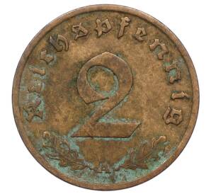 2 рейхспфеннига 1936 года A Германия — Фото №2