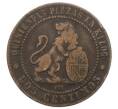 Монета 2 сентимо 1870 года Испания (Артикул: K10-4222) — Фото №2