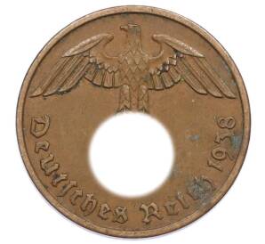 2 рейхспфеннига 1938 года A Германия — Фото №1