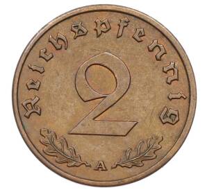 2 рейхспфеннига 1939 года A Германия — Фото №2