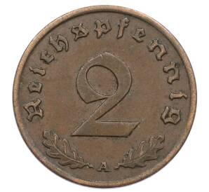 2 рейхспфеннига 1939 года A Германия — Фото №2