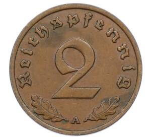 2 рейхспфеннига 1937 года A Германия — Фото №2