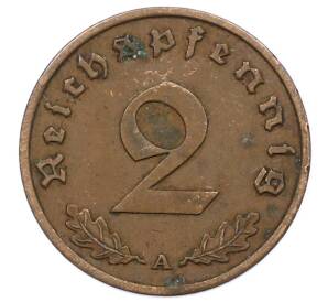 2 рейхспфеннига 1937 года A Германия — Фото №2
