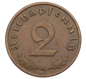2 рейхспфеннига 1937 года A Германия — Фото №2