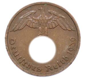 2 рейхспфеннига 1939 года G Германия — Фото №1