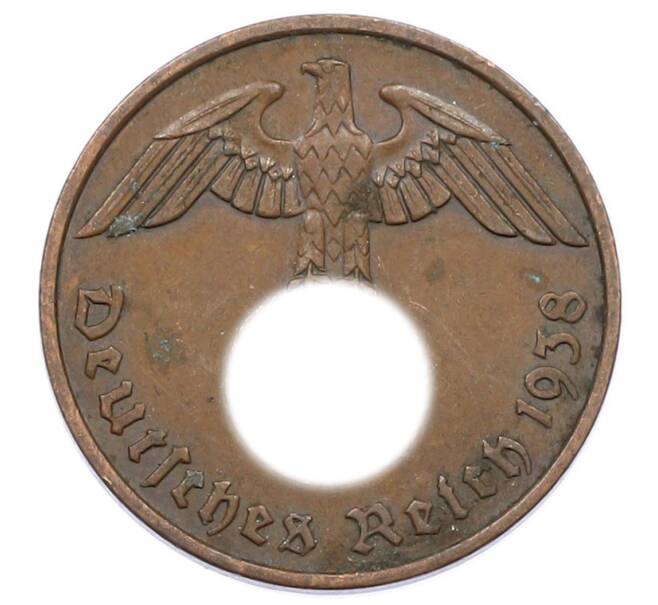 Монета 2 рейхспфеннига 1938 года F Германия (Артикул: K10-4259) — Фото №1