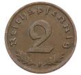 Монета 2 рейхспфеннига 1937 года F Германия (Артикул: K10-4262) — Фото №2