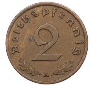 2 рейхспфеннига 1938 года A Германия — Фото №2