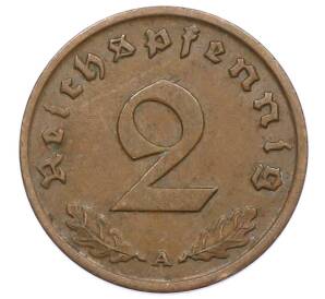 2 рейхспфеннига 1937 года A Германия — Фото №2