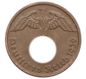2 рейхспфеннига 1939 года D Германия — Фото №1