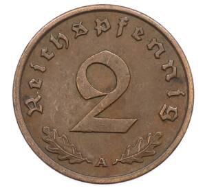 2 рейхспфеннига 1938 года A Германия — Фото №2