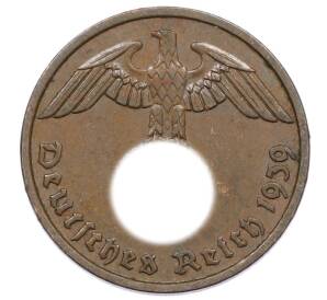 2 рейхспфеннига 1939 года F Германия — Фото №1