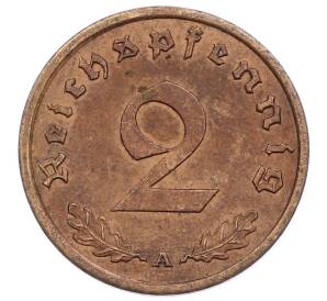2 рейхспфеннига 1939 года A Германия — Фото №2