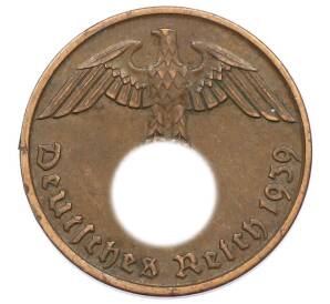 2 рейхспфеннига 1939 года J Германия — Фото №1
