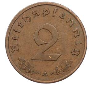 2 рейхспфеннига 1939 года A Германия — Фото №2