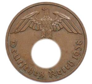 2 рейхспфеннига 1938 года E Германия — Фото №1