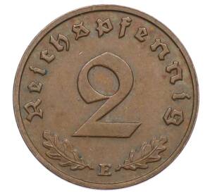 2 рейхспфеннига 1938 года E Германия — Фото №2