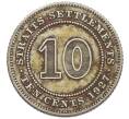 Монета 10 центов 1927 года Стрейтс Сетлментс (Артикул: K10-4314) — Фото №1