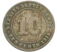Монета 10 центов 1918 года Стрейтс Сетлментс (Артикул: K10-4317) — Фото №1