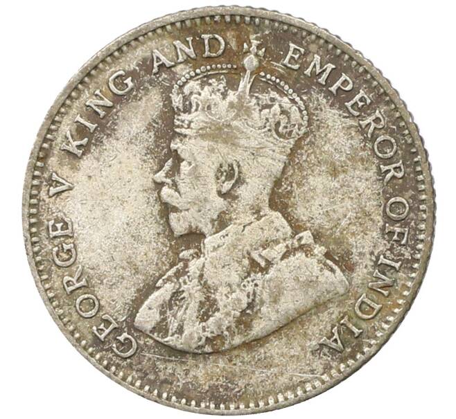 Монета 10 центов 1927 года Стрейтс Сетлментс (Артикул: K10-4319) — Фото №2